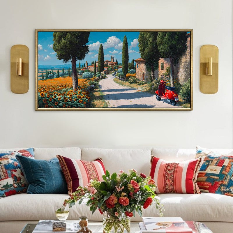 Florenza Canvas Wall Painting With Frame