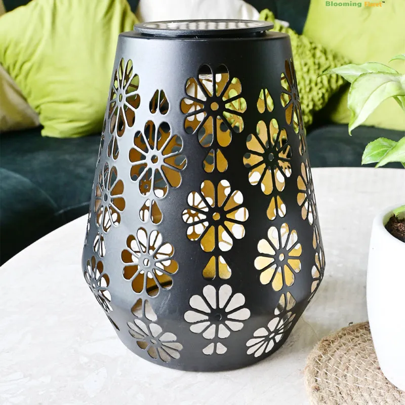 Jaalya Solar Metal Table Lamp - Black media 2