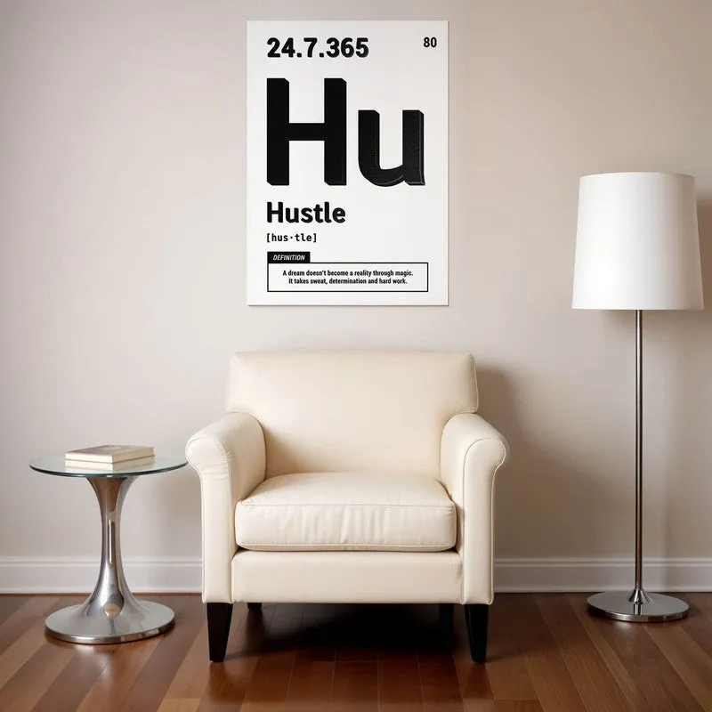 Hustle Energy Wall Poster media 1