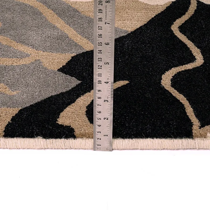 Haradrim Hand Tufted Floral Wool & Nylon Carpet - Blue media 10