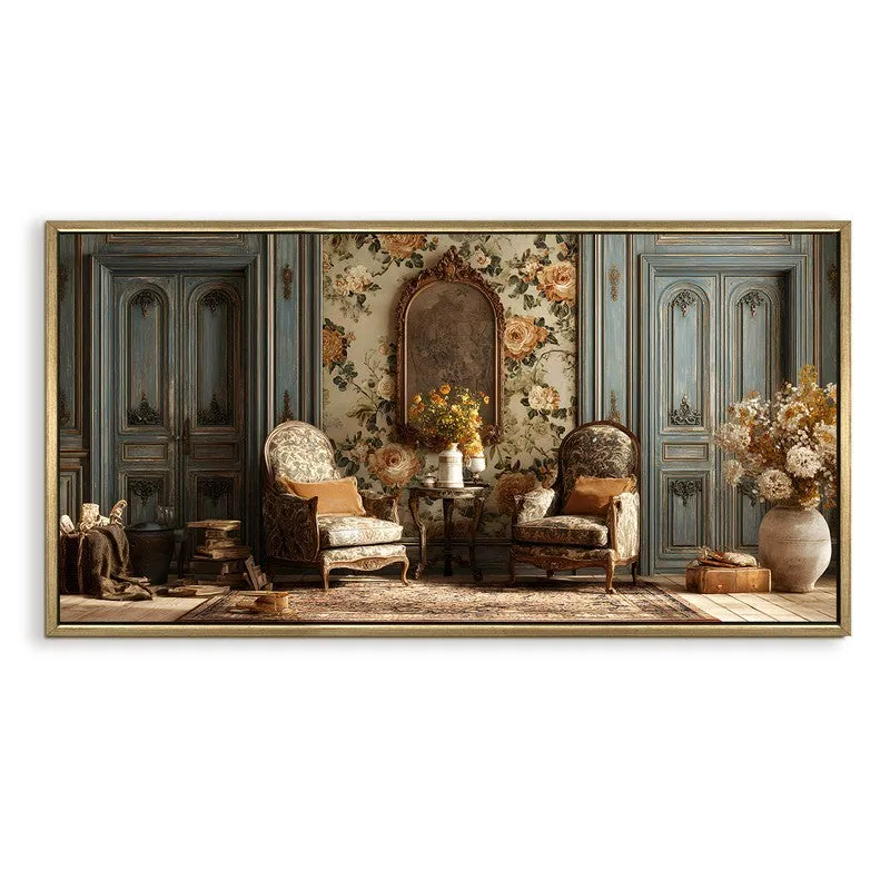 Vintage European Parlour Elegance Wall Art media 4