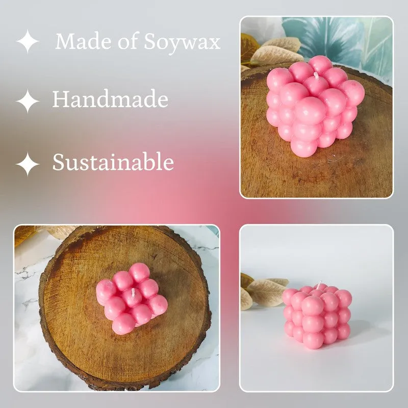 SpheriStack Soy Wax Candle - Pink media 5