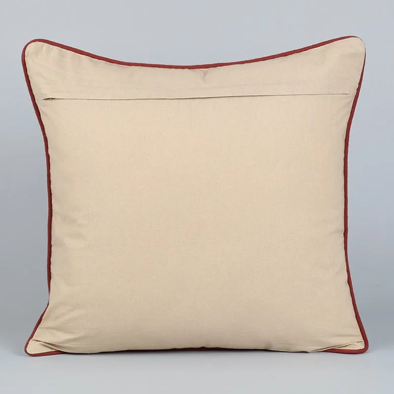 India Circus Maple Whispers Printed Cotton Cushion Cover - Set Of Two media 5