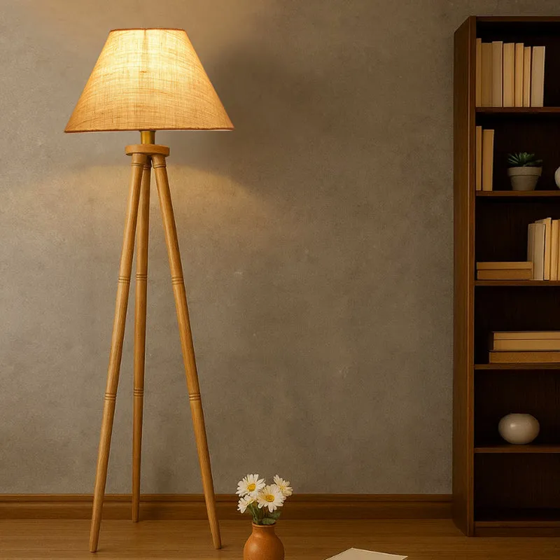 Sienna II Tripod Floor Lamp - Ivory media 1