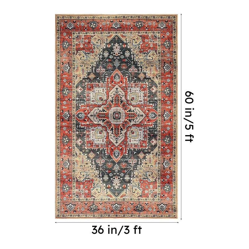 Jadis Velvet Rectangle Anti-Skid Carpet media 8