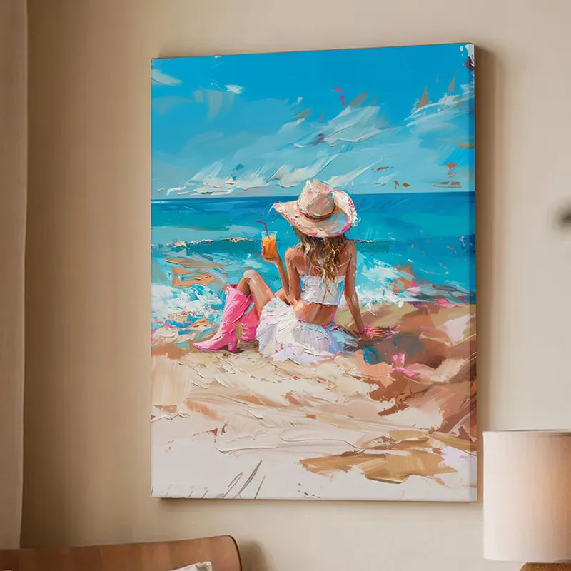 Painted Beach Wall Art media 4