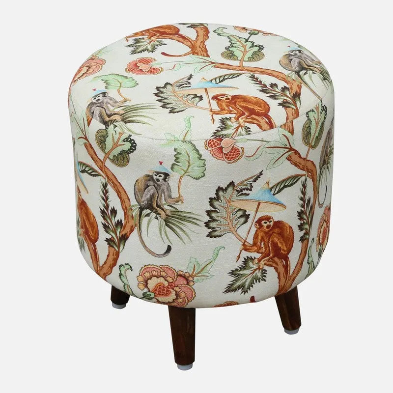 CozyCorner Sheesham Wood Ottomans & Pouffe -Multicolor media 4