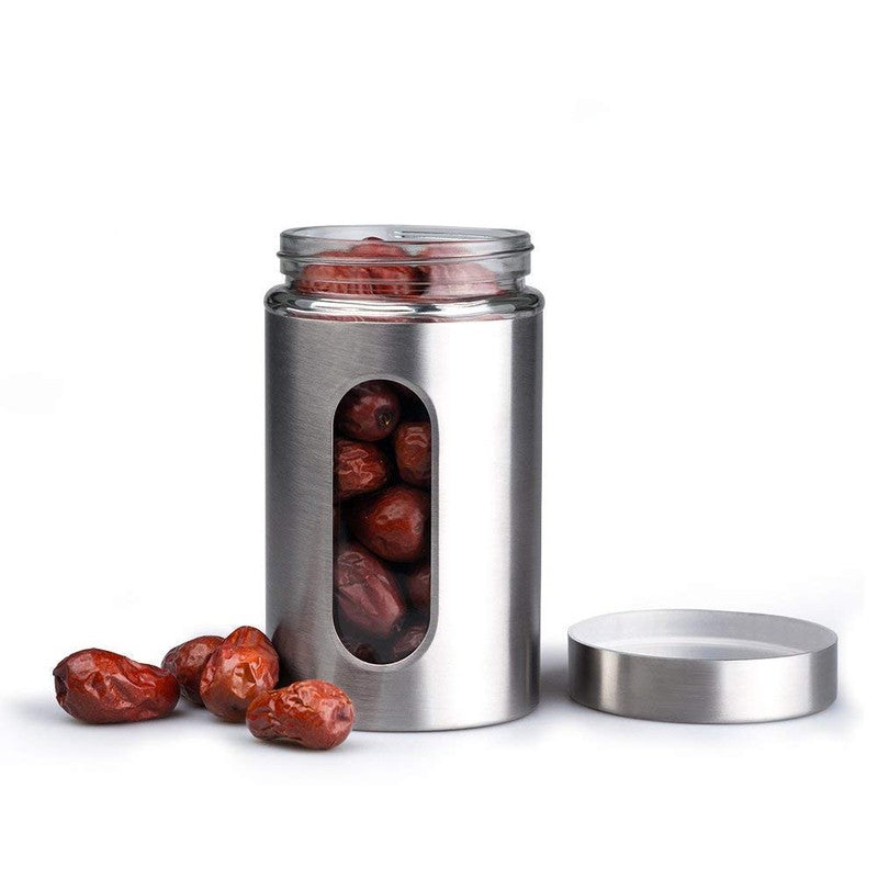 Kitchen Vault Stainless Steel Jar (300 mL Each) - Set Of Three media 6