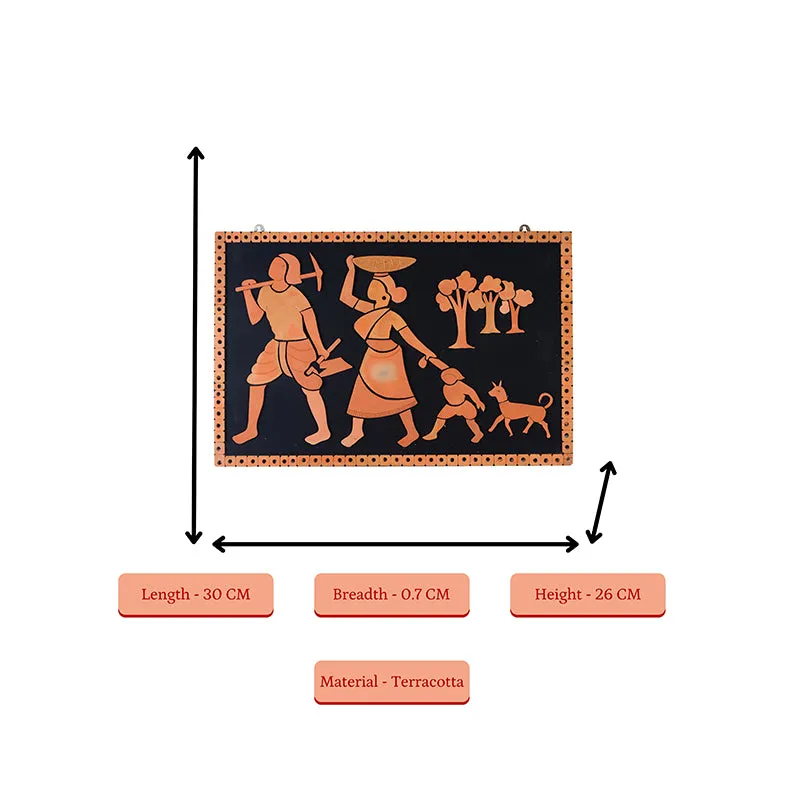 The Folk Chore Terracotta Wall Art media 9