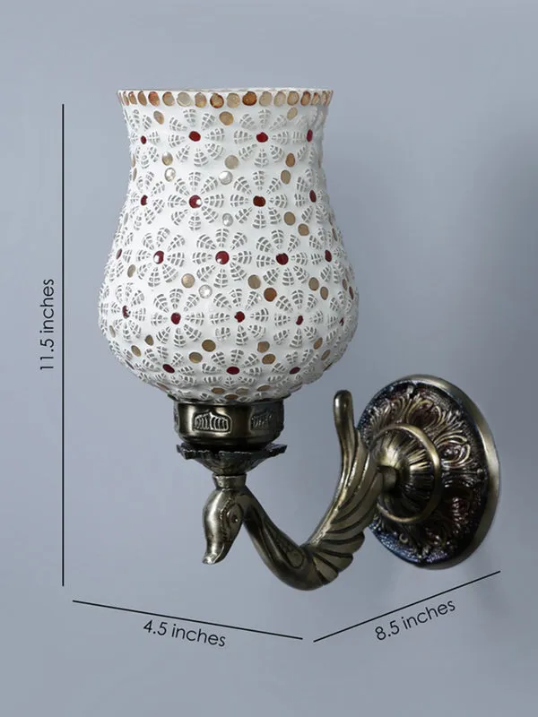 Dinara Ziada Glass & Metal Wall Lamp media 5