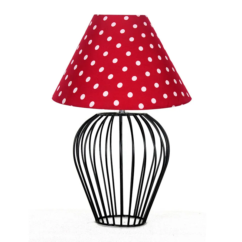 Spire Curve Metal Table Lamp - Red,White,Black media 3