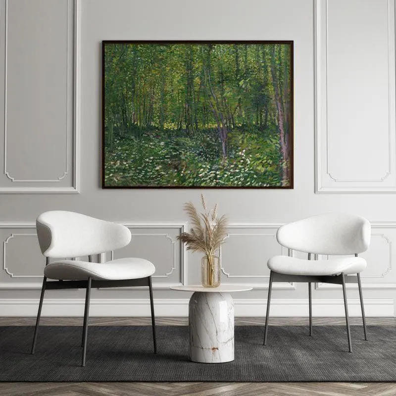Trees And Undergrowth By Vincent Van Gogh - Black Frame media 5