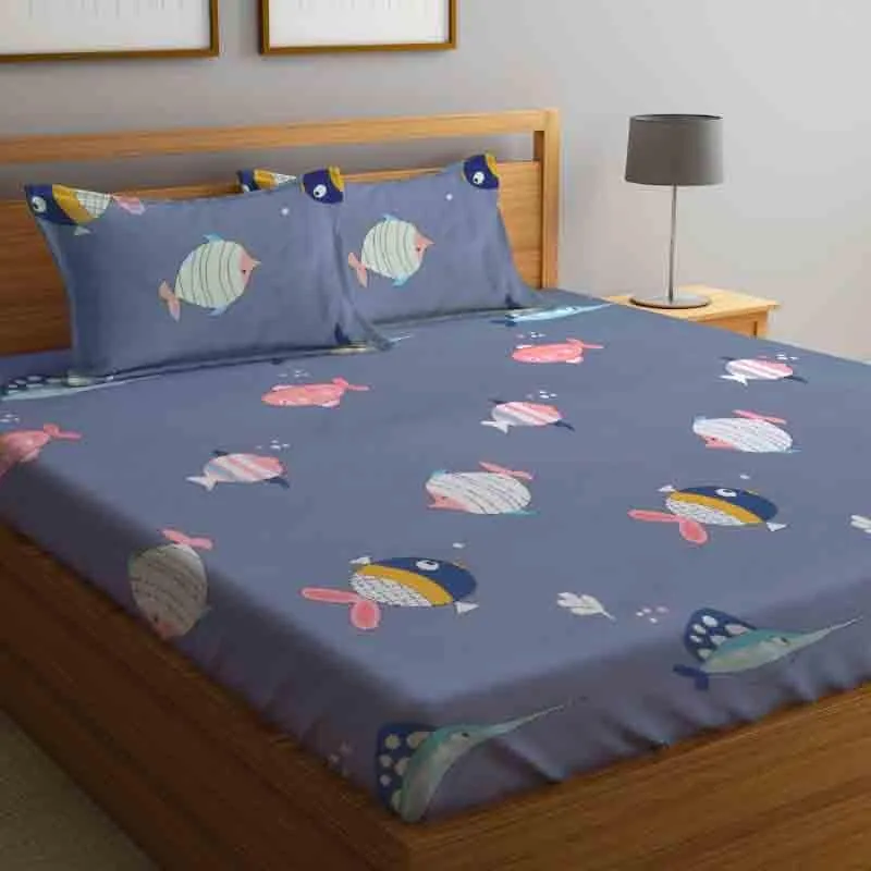 Scuba Love Bedsheet - 130 GSM media 1