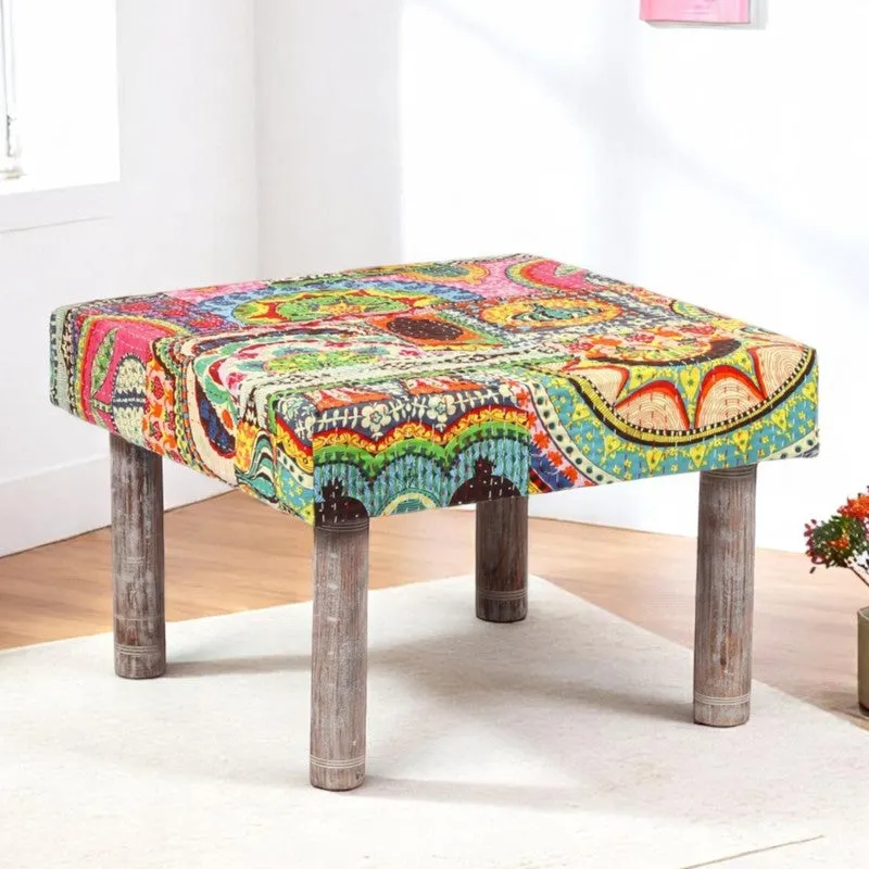 Gryxo Acacia Wooden Bench - Multicolor media 1