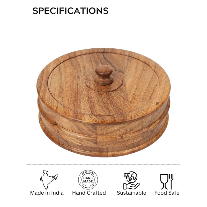 Peti Wood Roti Box image 7