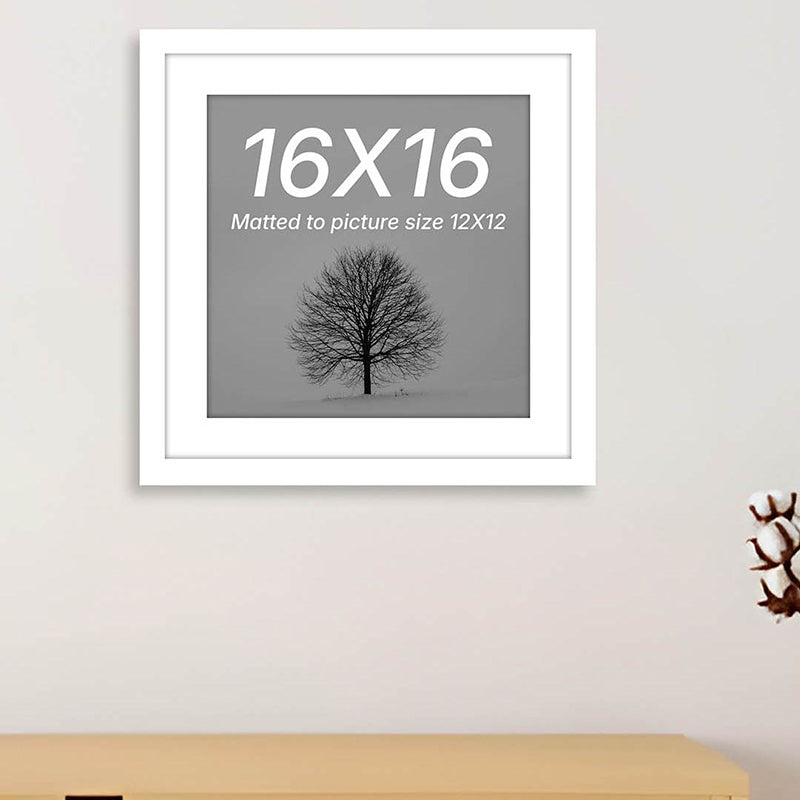 Erato Wooden Photo Frame - White media 4