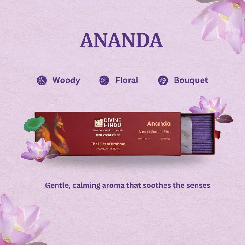 Ananda Divine Bliss Incense Sticks - 30 Piece Set media 6