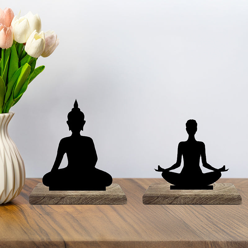 Spiritual Harmony Showpiece - Set Of Two