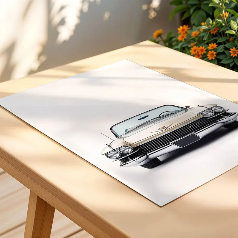 Cadillac Elegance Wall Poster - Beige media 5