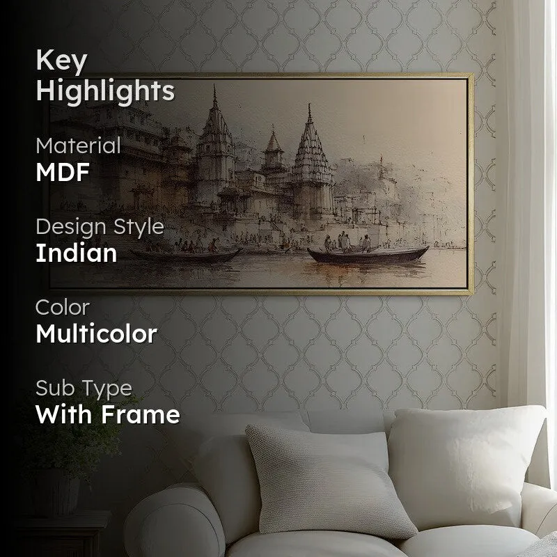 Boats in the Golden Calm Wall Art media 2