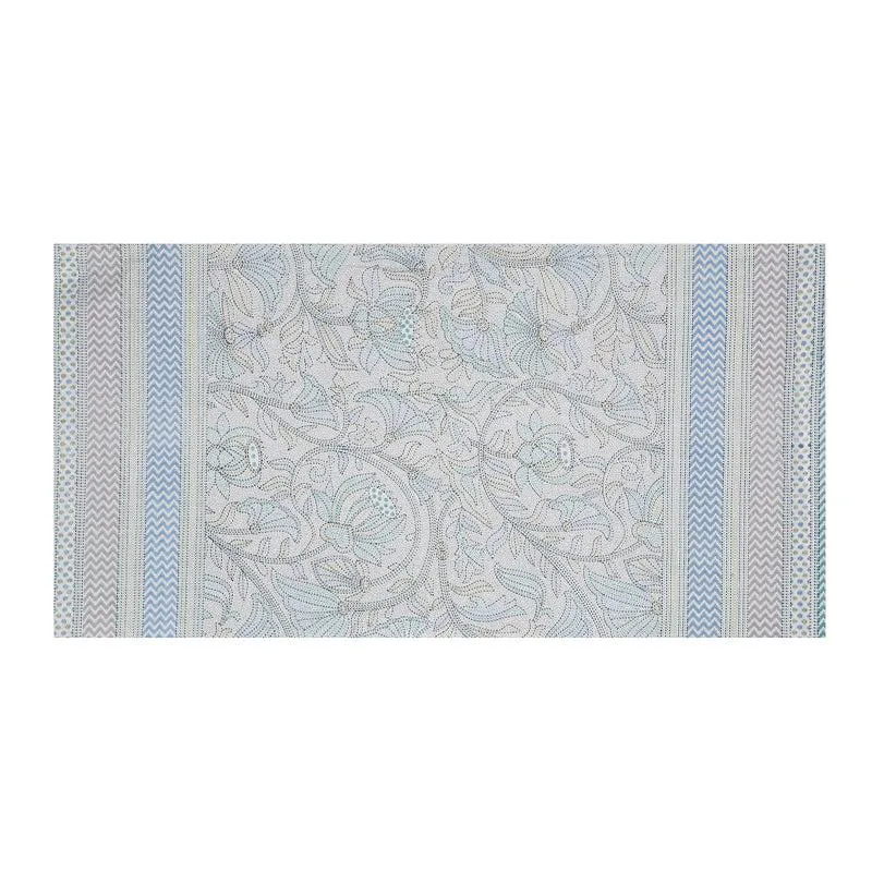 Viya Flora Diwan Set (Blue) - Eight Piece Set media 4