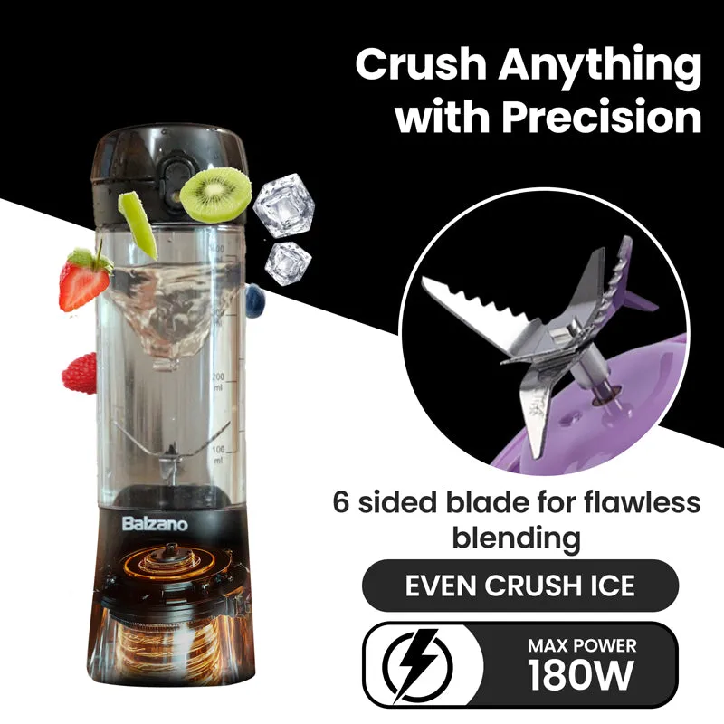 Balzano Wireless Travel Blender - Black media 3