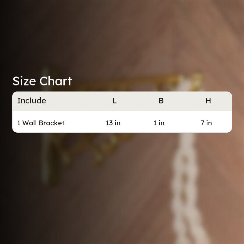 Wilme Vintage Wall Bracket - Gold media 7