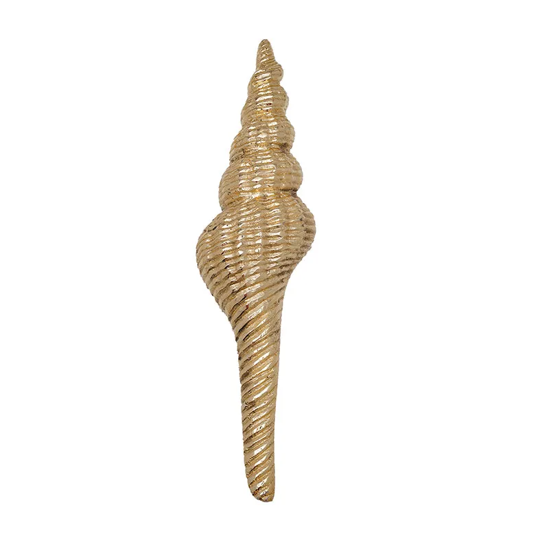 Shankh Decorative Handmade Door Knob - Gold media 3