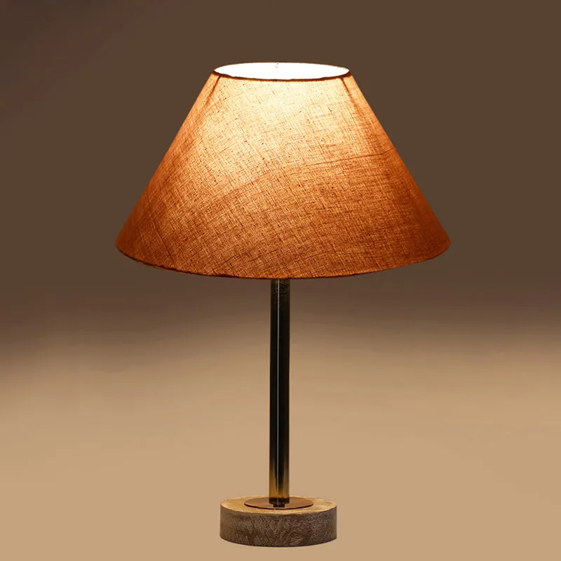 Cotin II Rodin Wooden Table Lamp - Grey,Gold,White media 6