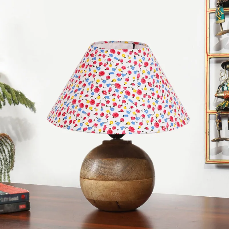 Fleura Orb Cotton Table Lamp - Multicolor media 3