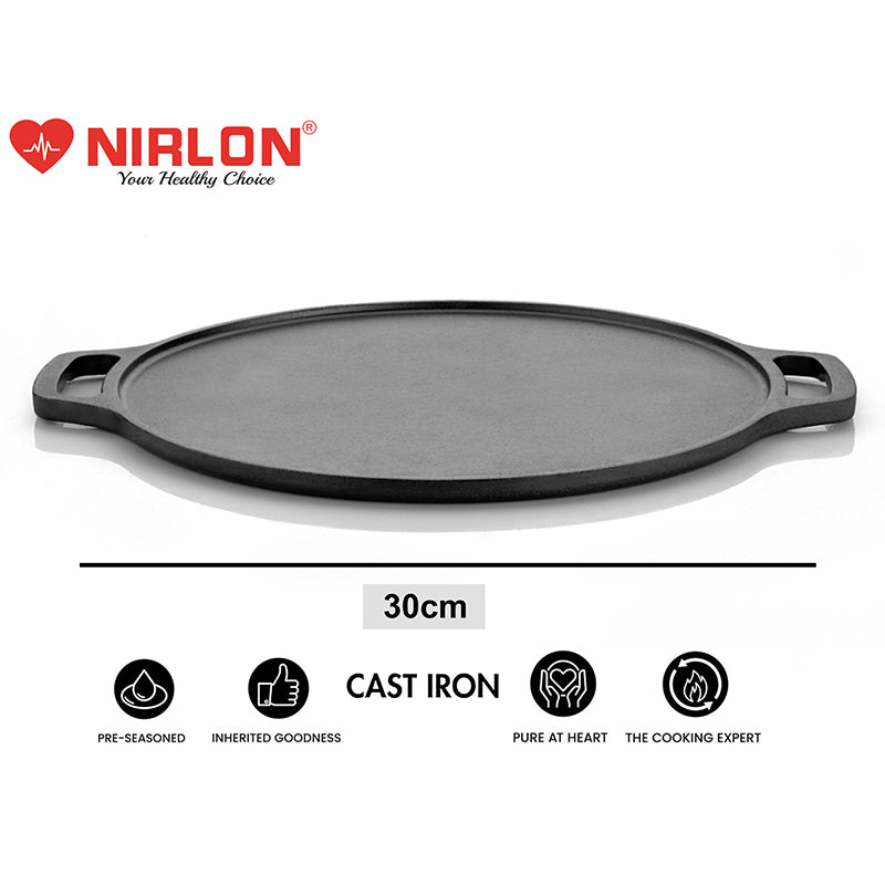 Nirlon Cast Iron Dosa Tawa - 30 cm media 8