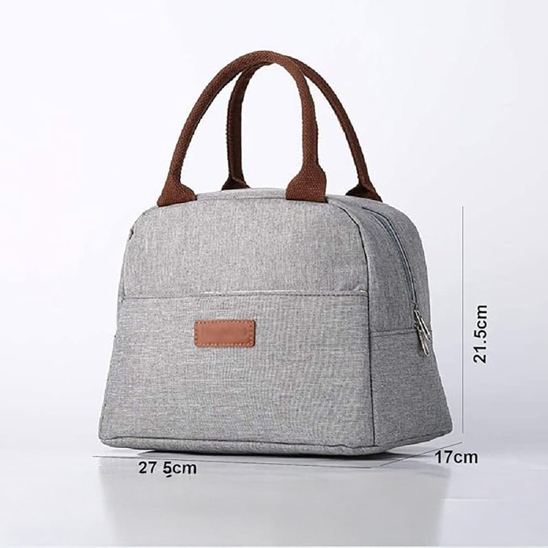 Binta Nylon Lunch Bag - Grey media 8