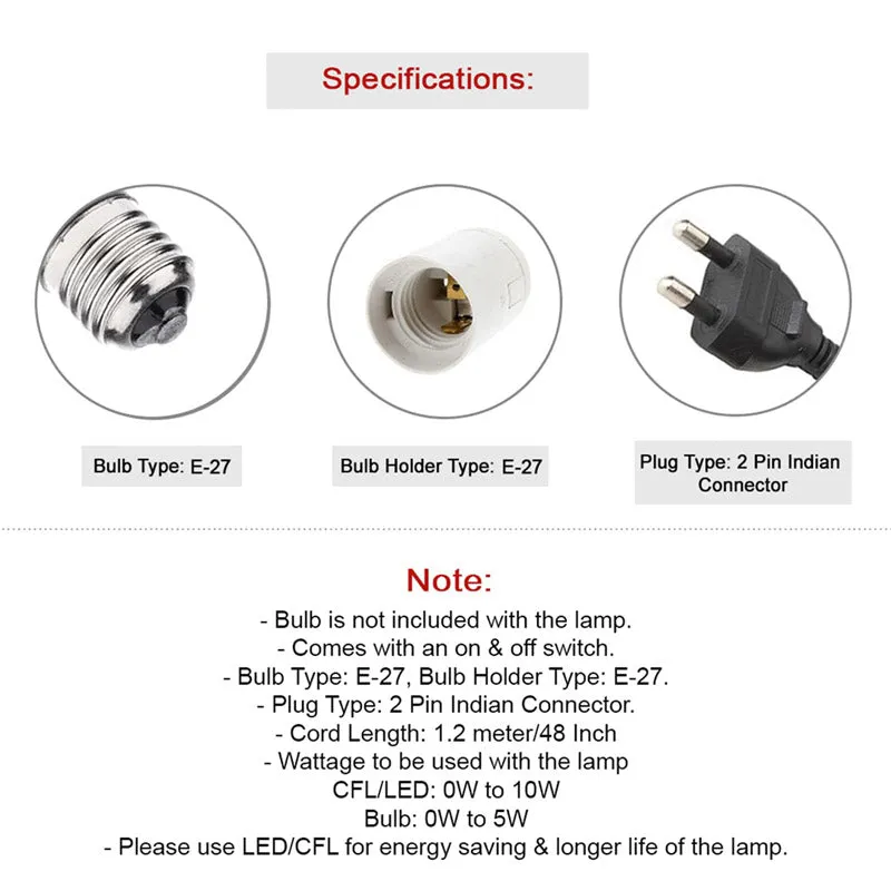 Yami Polka Wooden Table Lamp - Multicolor media 6