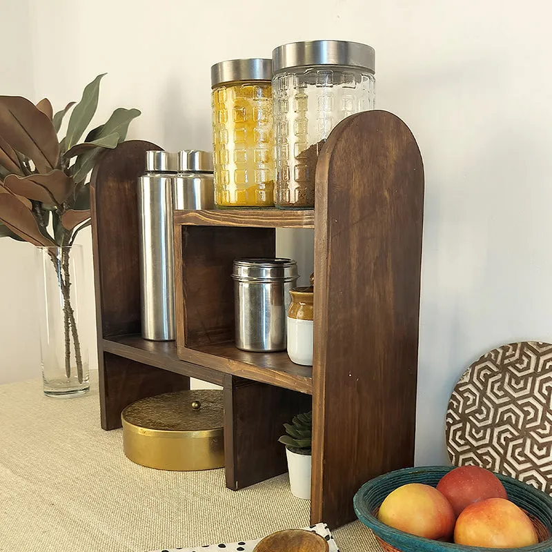 Astris Wooden Kitchen Countertop Organiser media 6