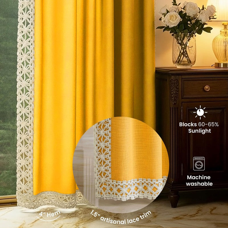 Urban Space Softane Curtain - Yellow media 4