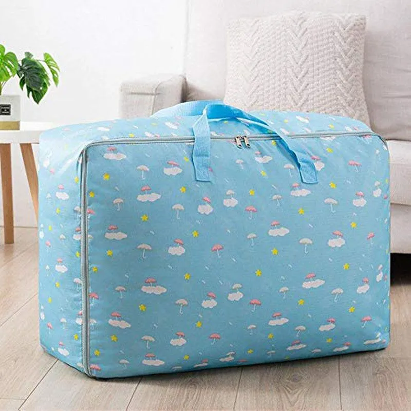 Dovira Fabric Cloth Organiser - Blue media 1