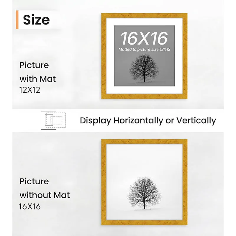 Driftwood Charm Photo Frame (Gold) - Set Of Two media 8