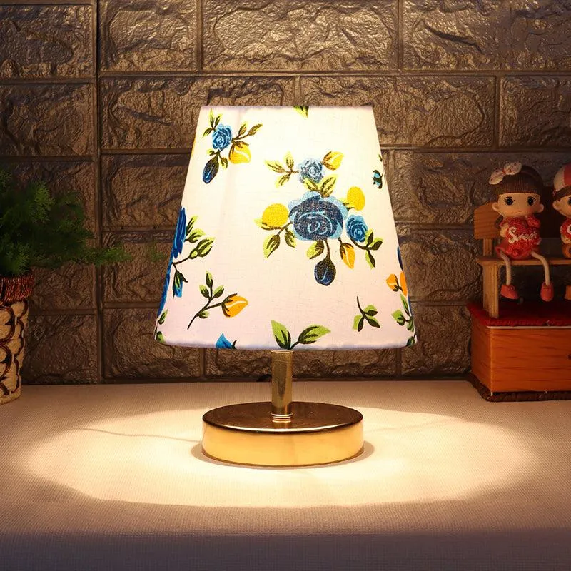 Alba Fleur Fabric Table Lamp - Multicolor media 1