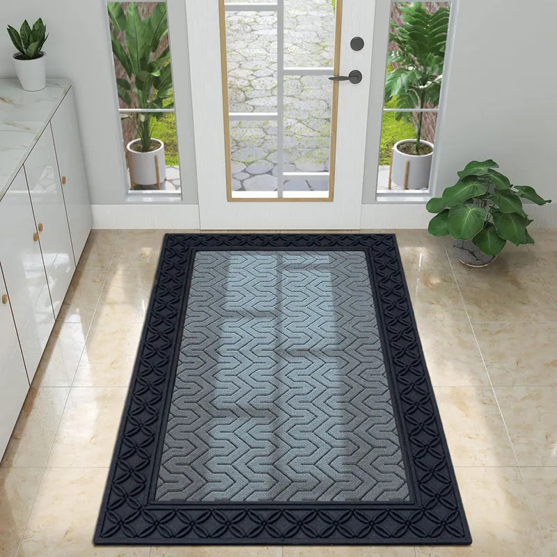 Coire Block Coir Door Mats - Light Grey,Black media 3