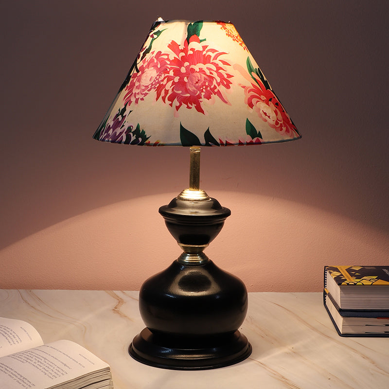 Miyabi Link Printed Iron Table Lamp - Multicolor