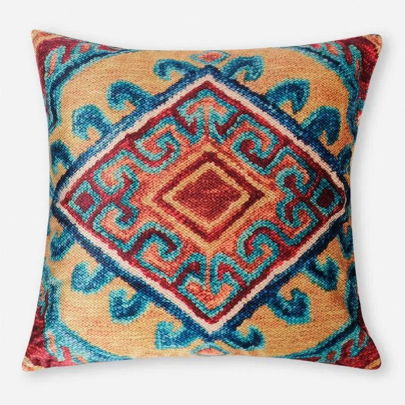 Swayam Ethnic Magic Polyester Cushion Cover - Set Of Two media 4