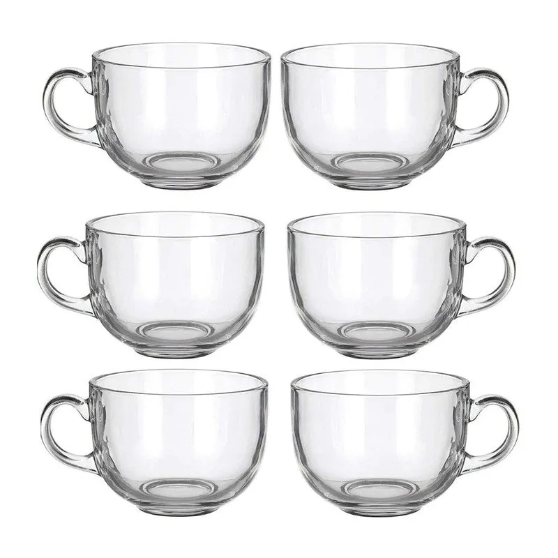 Round Glass Coffee Mug (150 mL Each) - Set Of Two media 8