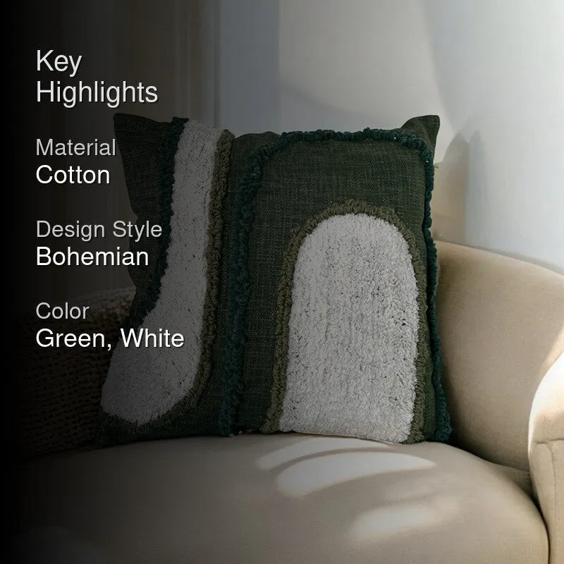 Crest Weft Tufted Cushion Cover Set media 2
