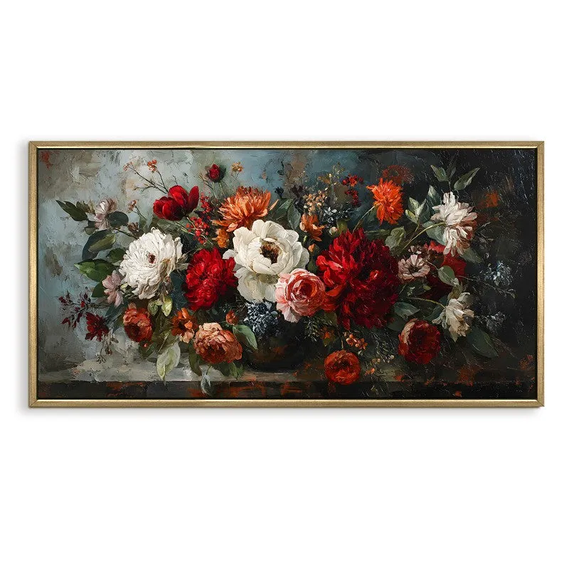 Baroque Garden Canvas Wall Painting With Frame media 3