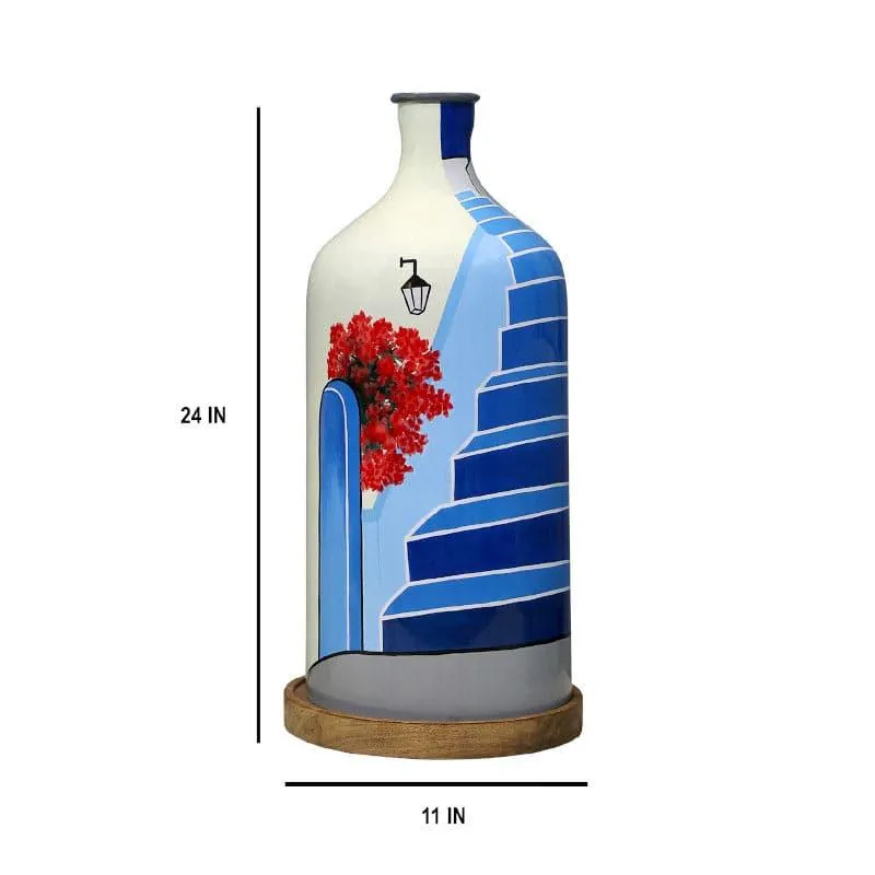 Quaint Flight Hand Painted Floor Lamp media 5