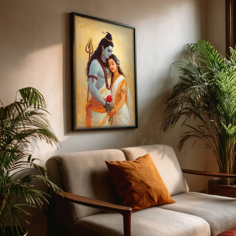 Lord Shiva and Parvati II Archival Paper Archival Paper Wall Art media 3