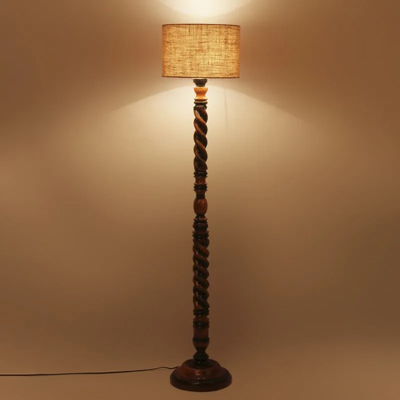 HaloCylinder Floor Lamp (Beige) media 4
