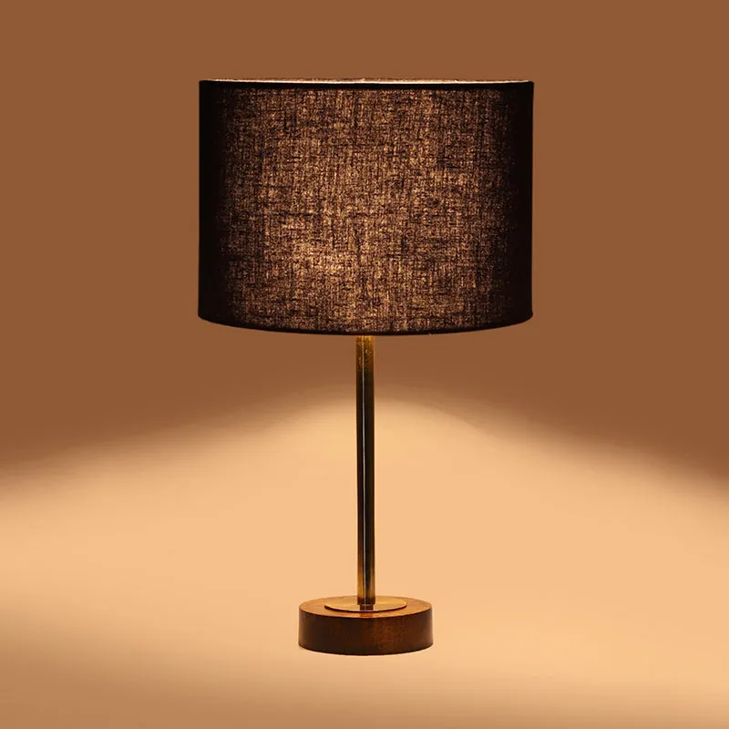 Cotin I Rodin Wooden Table Lamp - Black,Gold,Brown media 6