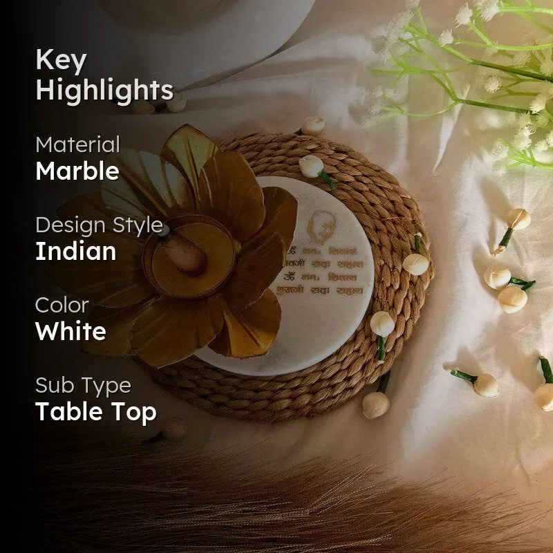 Sattvya Tea Light Candle Holder - White media 2