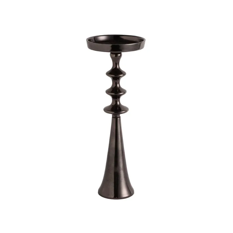 Aureline Classic Pedestal Candle Holder - Black media 5